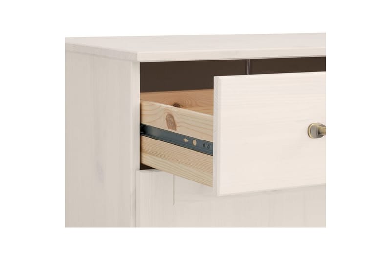 Skjenk Alby 125x38x85 cm, Hvit - 125x38x85 cm, Hvit - Oppbevaring - Oppbevaringsmøbler - Sideboard & skjenk