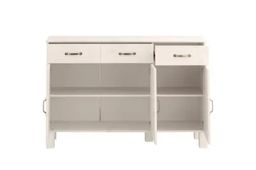 Skjenk Alby 125x38x85 cm, Hvit - 125x38x85 cm, Hvit - Oppbevaring - Oppbevaringsmøbler - Sideboard & skjenk
