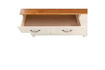 Skjenk Alby 125x38x85 cm, Hvit/Honning - 125x38x85 cm, Hvit/Honning - Oppbevaring - Oppbevaringsmøbler - Sideboard & skjenk