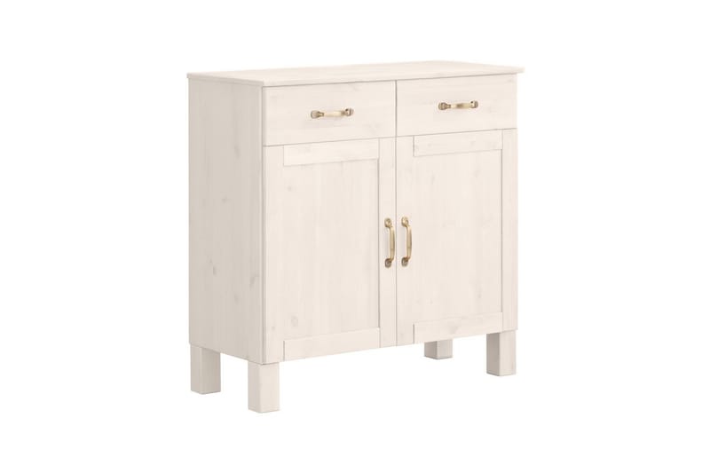 Skjenk Alby 85x38x85 cm, Hvit - 85x38x85 cm, Hvit - Oppbevaring - Oppbevaringsmøbler - Sideboard & skjenk