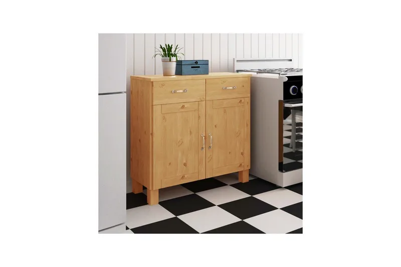 Skjenk Alby 85x38x85 cm, Natur - 85x38x85 cm, Natur - Oppbevaring - Oppbevaringsmøbler - Sideboard & skjenk