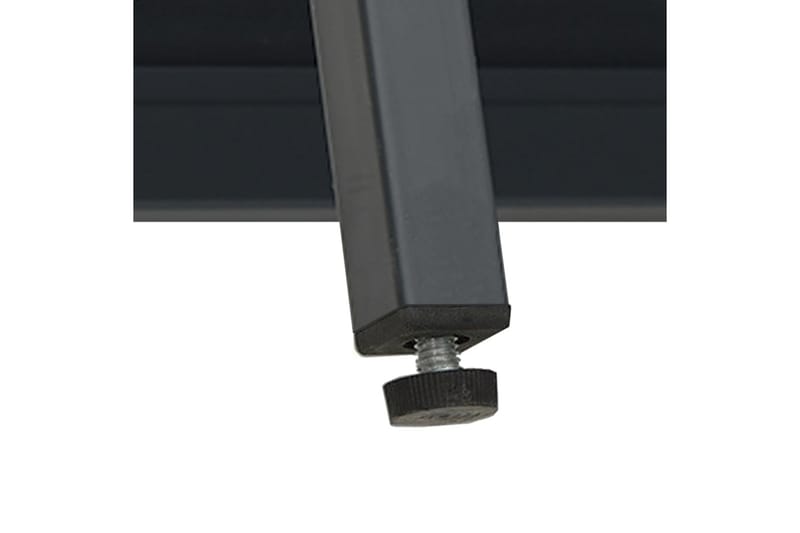 Skjenk antrasitt 105x35x70 cm stål og glass - Antrasittgrå - Sideboard & skjenk