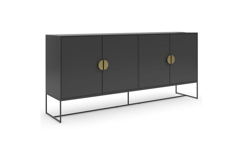 Skjenk Asia Antrasitt - Antrasitt - Oppbevaring - Oppbevaringsmøbler - Sideboard & skjenk