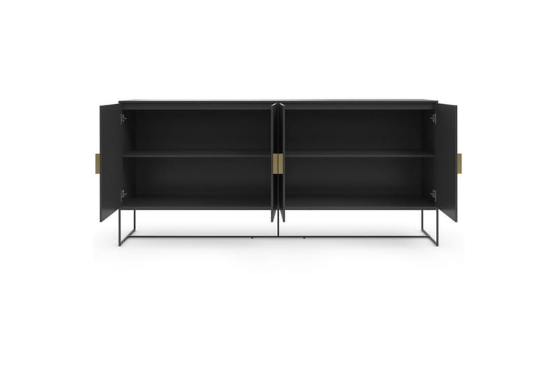 Skjenk Asia Antrasitt - Antrasitt - Oppbevaring - Oppbevaringsmøbler - Sideboard & skjenk