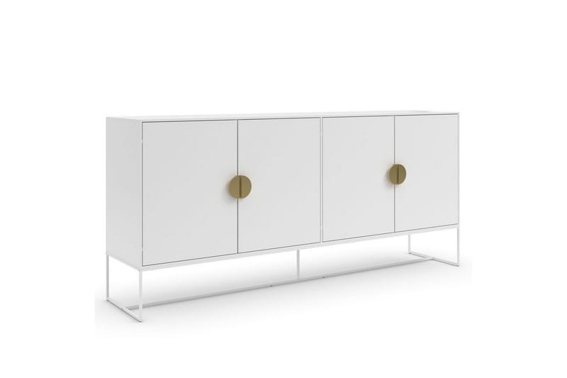 Skjenk Asia Hvit - Hvit - Oppbevaring - Oppbevaringsmøbler - Sideboard & skjenk