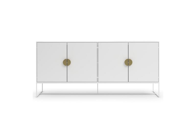 Skjenk Asia Hvit - Hvit - Oppbevaring - Oppbevaringsmøbler - Sideboard & skjenk