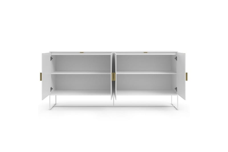 Skjenk Asia Hvit - Hvit - Oppbevaring - Oppbevaringsmøbler - Sideboard & skjenk