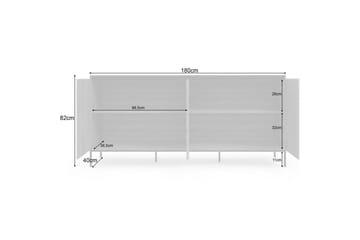 Skjenk Bari 175x40x82 cm - 175x40x82 cm - Oppbevaring - Oppbevaringsmøbler - Sideboard & skjenk