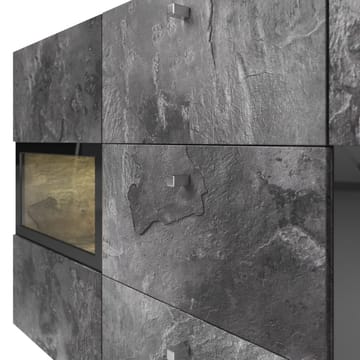 Skjenk Baros 2 Dører med 3 Skuffer - Skifer - Oppbevaring - Oppbevaringsmøbler - Sideboard & skjenk