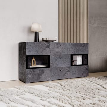 Skjenk Baros 2 Dører med 3 Skuffer - Skifer - Oppbevaring - Oppbevaringsmøbler - Sideboard & skjenk