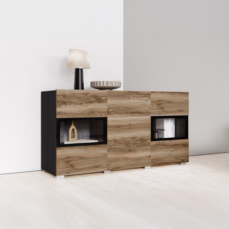 Skjenk Baros 2 Dører med 3 Skuffer - Touchwood - Oppbevaring - Oppbevaringsmøbler - Sideboard & skjenk