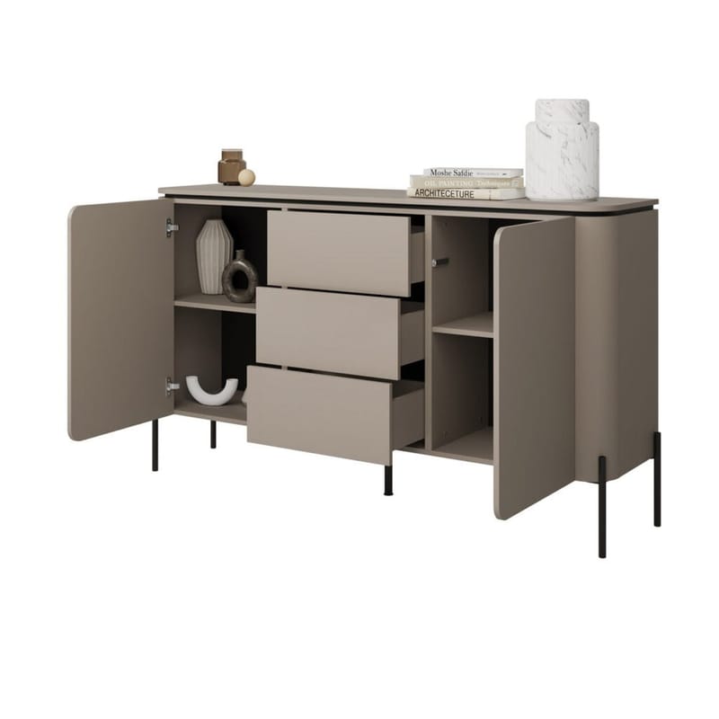 Skjenk Bello 2 Dører med 3 Skuffer - Oppbevaring - Oppbevaringsmøbler - Sideboard & skjenk