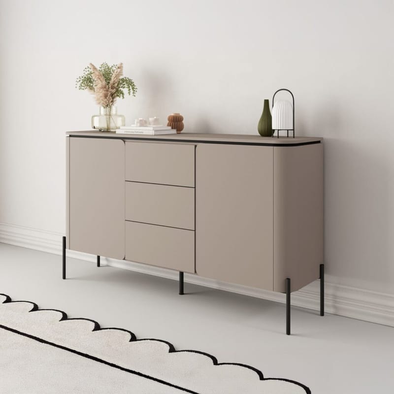 Skjenk Bello 2 Dører med 3 Skuffer - Oppbevaring - Oppbevaringsmøbler - Sideboard & skjenk