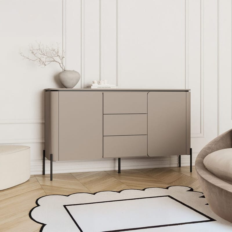 Skjenk Bello 2 Dører med 3 Skuffer - Oppbevaring - Oppbevaringsmøbler - Sideboard & skjenk