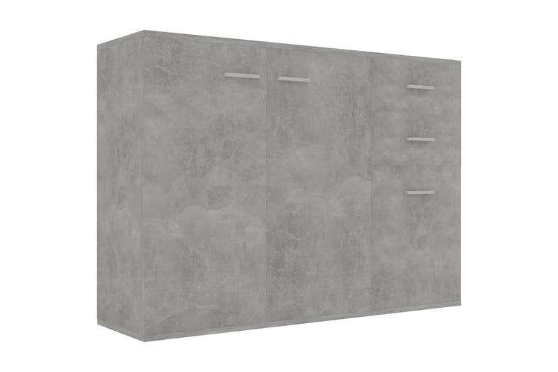 Skjenk betonggrå 105x30x75 cm sponplate - Grå - Sideboard & skjenk