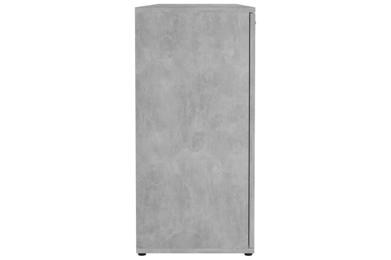 Skjenk betonggrå 120x35,5x75 cm sponplate - Grå - Sideboard & skjenk