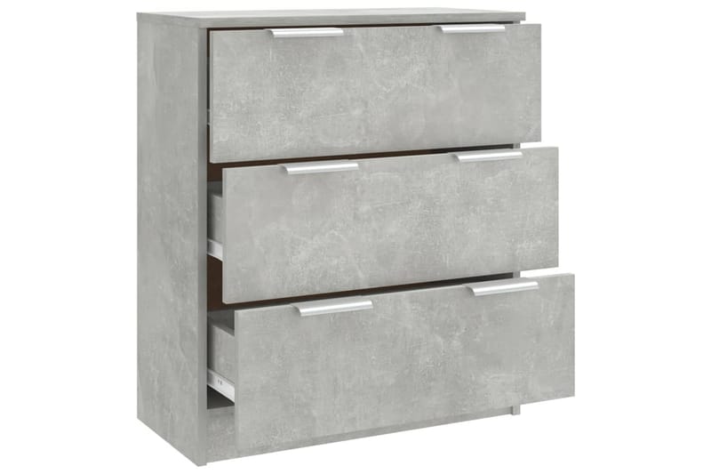 Skjenk betonggrå 60x30x70 cm konstruert tre - Grå - Sideboard & skjenk