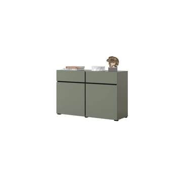 Skjenk Cross 2 Dører med 2 Skuffer - Grønn - Svart - Oppbevaring - Oppbevaringsmøbler - Sideboard & skjenk