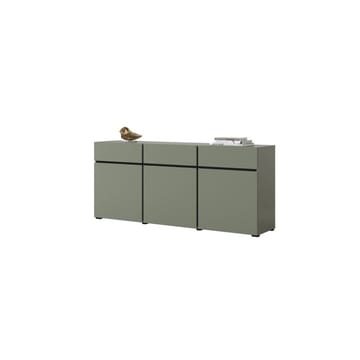 Skjenk Cross 3 Dører med 3 Skuffer - Grønn - Svart - Oppbevaring - Oppbevaringsmøbler - Sideboard & skjenk