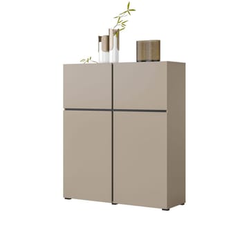 Skjenk Cross 4 Dører - Congo - Svart - Oppbevaring - Oppbevaringsmøbler - Sideboard & skjenk