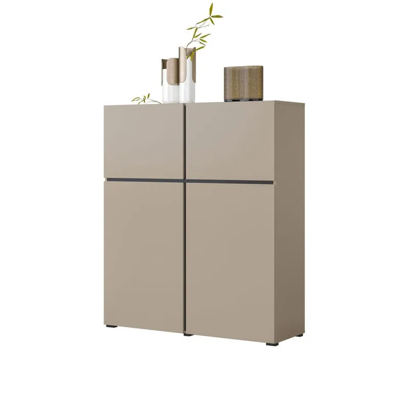 Skjenk Cross 4 Dører - Congo - Svart - Oppbevaring - Oppbevaringsmøbler - Sideboard & skjenk