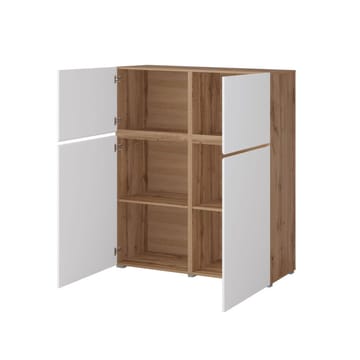 Skjenk Cross 4 Dører - Hvit - Oppbevaring - Oppbevaringsmøbler - Sideboard & skjenk