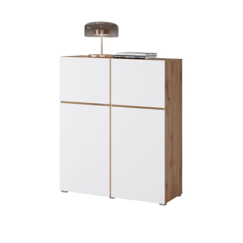 Skjenk Cross 4 Dører - Hvit - Oppbevaring - Oppbevaringsmøbler - Sideboard & skjenk