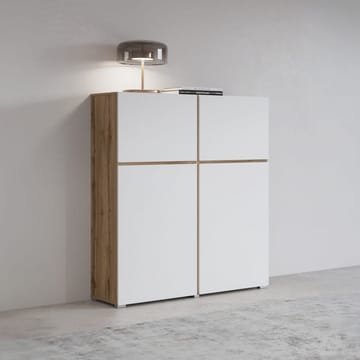 Skjenk Cross 4 Dører - Hvit - Oppbevaring - Oppbevaringsmøbler - Sideboard & skjenk