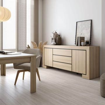 Skjenk Cuba II 2 dører med 3 skuffer - Oppbevaring - Oppbevaringsmøbler - Sideboard & skjenk