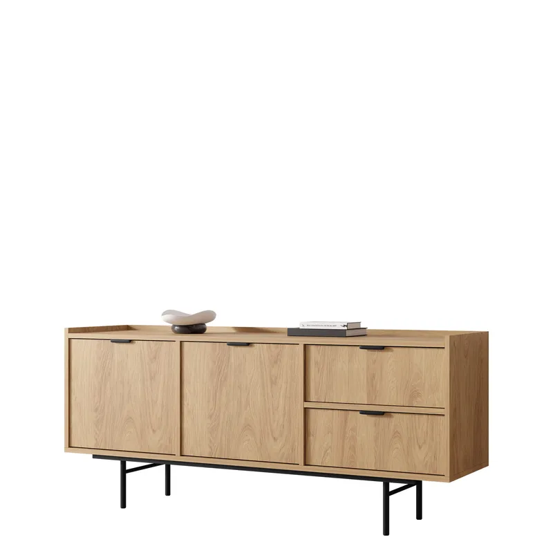 skjenk Edison Hickory-eik, Hickory-eik