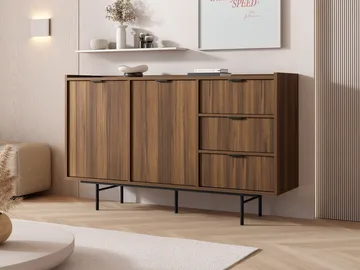 skjenk Edison Valnøtt - Valnøtt - Oppbevaring - Oppbevaringsmøbler - Sideboard & skjenk