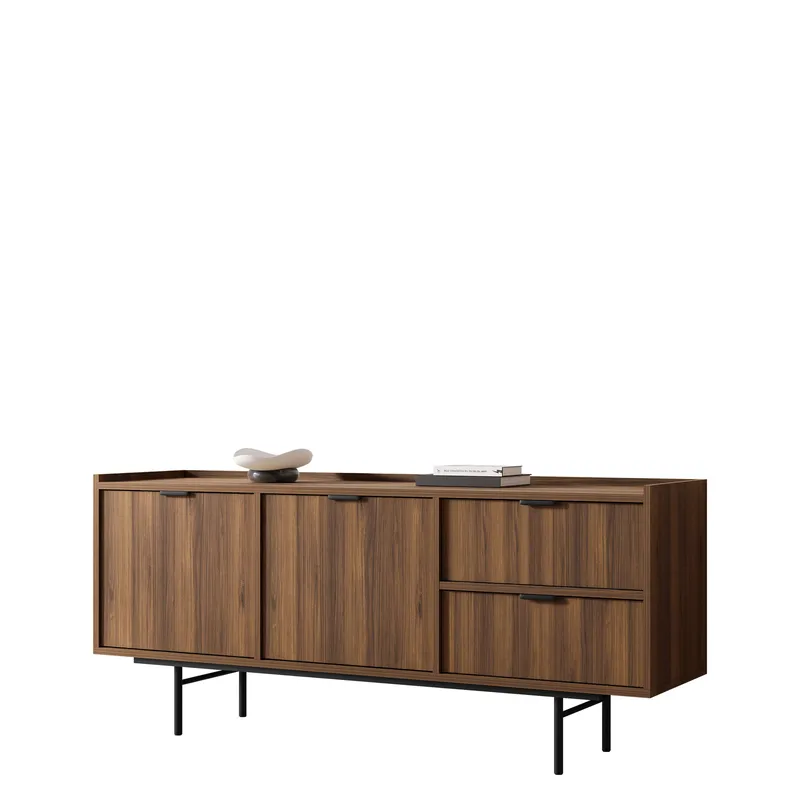 skjenk Edison Valnøtt - Valnøtt - Oppbevaring - Oppbevaringsmøbler - Sideboard & skjenk