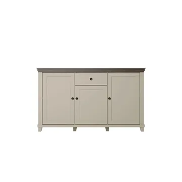 Skjenk Evora 3 dører 1 skuff - Lys Beige - Oppbevaring - Oppbevaringsmøbler - Sideboard & skjenk