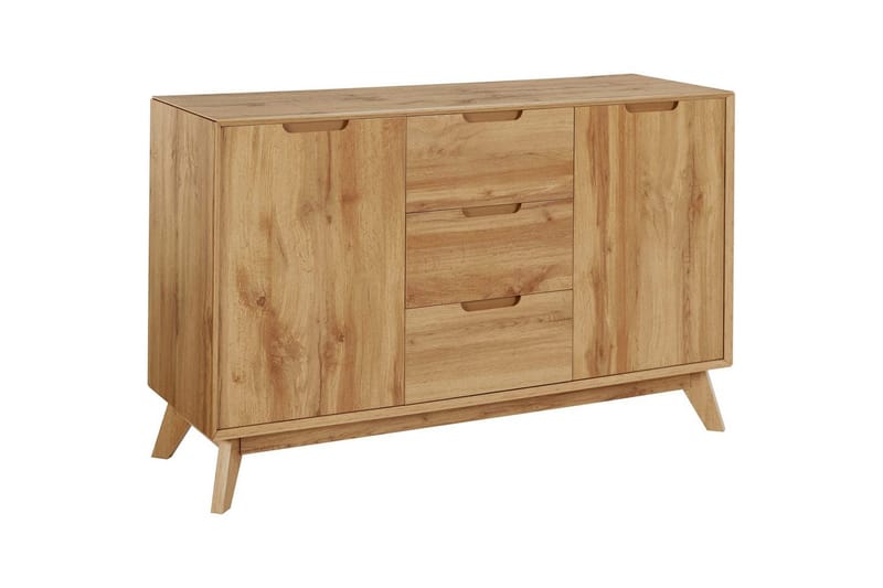 Skjenk Ezra 120x40x75 cm, Wotan eik - 120x40x75 cm, Wotan eik - Oppbevaring - Oppbevaringsmøbler - Sideboard & skjenk