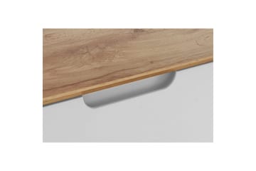 Skjenk Ezra 120x40x75 cm, Wotan eik/hvit - 120x40x75 cm, Wotan eik/hvit - Oppbevaring - Oppbevaringsmøbler - Sideboard & skjenk