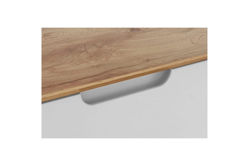 Skjenk Ezra 120x40x75 cm, Wotan eik/hvit - 120x40x75 cm, Wotan eik/hvit - Oppbevaring - Oppbevaringsmøbler - Sideboard & skjenk