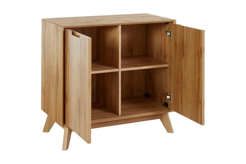 Skjenk Ezra 80x40x75 cm, Wotan eik - 80x40x75 cm, Wotan eik - Oppbevaring - Oppbevaringsmøbler - Sideboard & skjenk