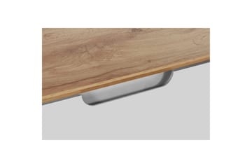 Skjenk Ezra 80x40x75 cm, Wotan eik/hvit - 80x40x75 cm, Wotan eik/hvit - Oppbevaring - Oppbevaringsmøbler - Sideboard & skjenk