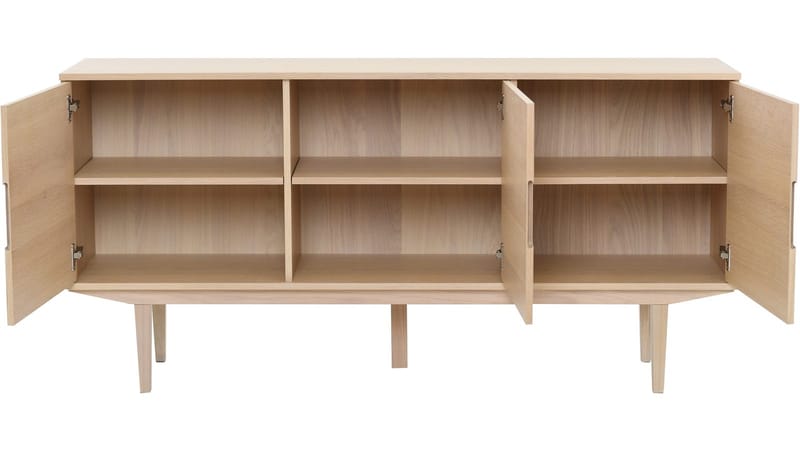 Skjenk Falmar med 3 Dører - Hvitpigmentert - Oppbevaring - Oppbevaringsmøbler - Sideboard & skjenk