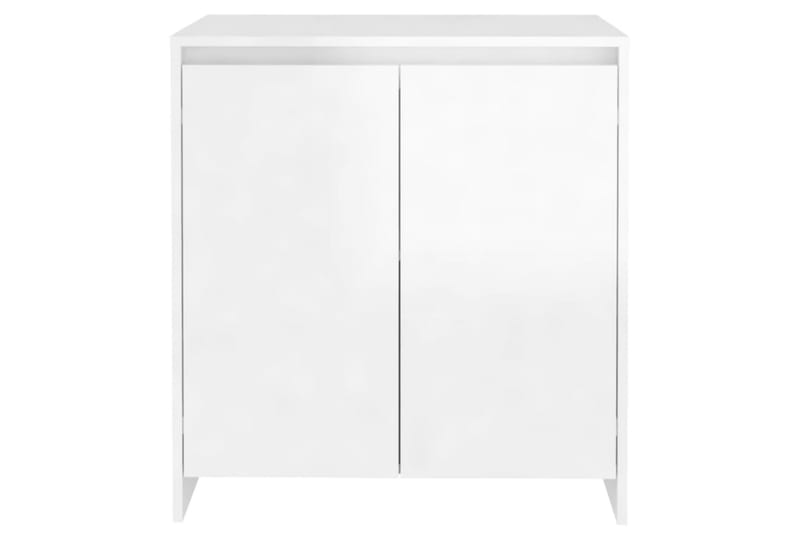 Skjenk høyglans hvit 70x40x73,5 cm sponplate - Hvit - Sideboard & skjenk