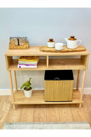 Skjenk Hanah Home Peka Sideboard (90 x 75 x 30 cm) Sapphire Oak - Sapphire Oak - Oppbevaring - Oppbevaringsmøbler - Sideboard & skjenk