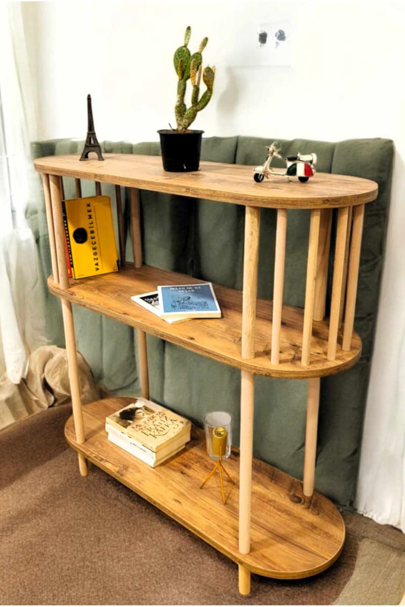 Skjenk Hanah Home Peka Slim (90 x 90 x 30 cm) Furu - Furu - Oppbevaring - Oppbevaringsmøbler - Sideboard & skjenk