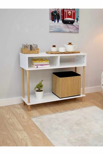 Skjenk Hanah Home Peka Sideboard (90 x 75 x 30 cm) Hvit - Hvit - Oppbevaring - Oppbevaringsmøbler - Sideboard & skjenk