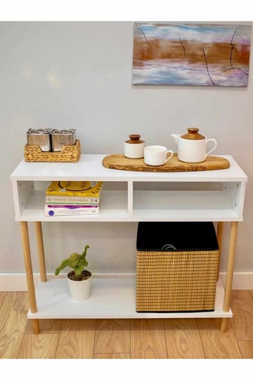 Skjenk Hanah Home Peka Sideboard (90 x 75 x 30 cm) Hvit - Hvit - Oppbevaring - Oppbevaringsmøbler - Sideboard & skjenk