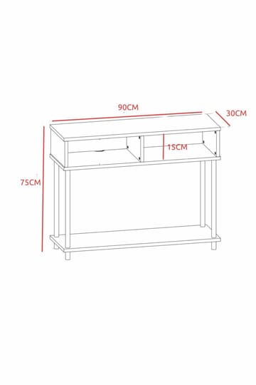 Skjenk Hanah Home Peka Sideboard (90 x 75 x 30 cm) Furu - Furu - Oppbevaring - Oppbevaringsmøbler - Sideboard & skjenk