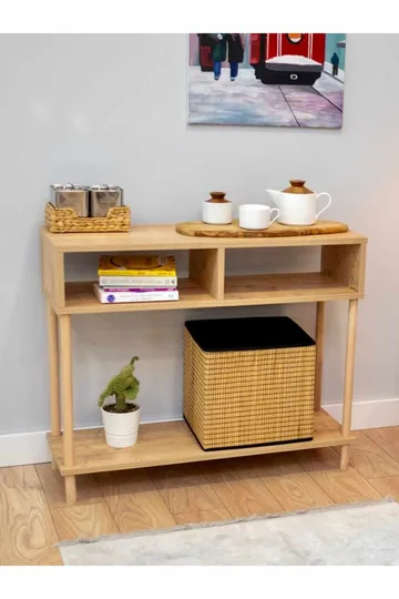 Skjenk Hanah Home Peka Sideboard (90 x 75 x 30 cm) Sapphire Oak - Sapphire Oak - Oppbevaring - Oppbevaringsmøbler - Sideboard & skjenk