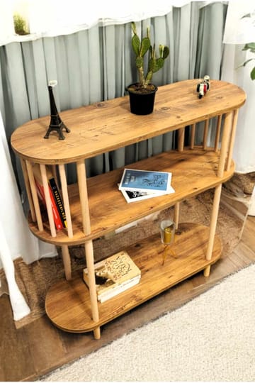 Skjenk Hanah Home Peka Slim (90 x 90 x 30 cm) Furu - Furu - Oppbevaring - Oppbevaringsmøbler - Sideboard & skjenk