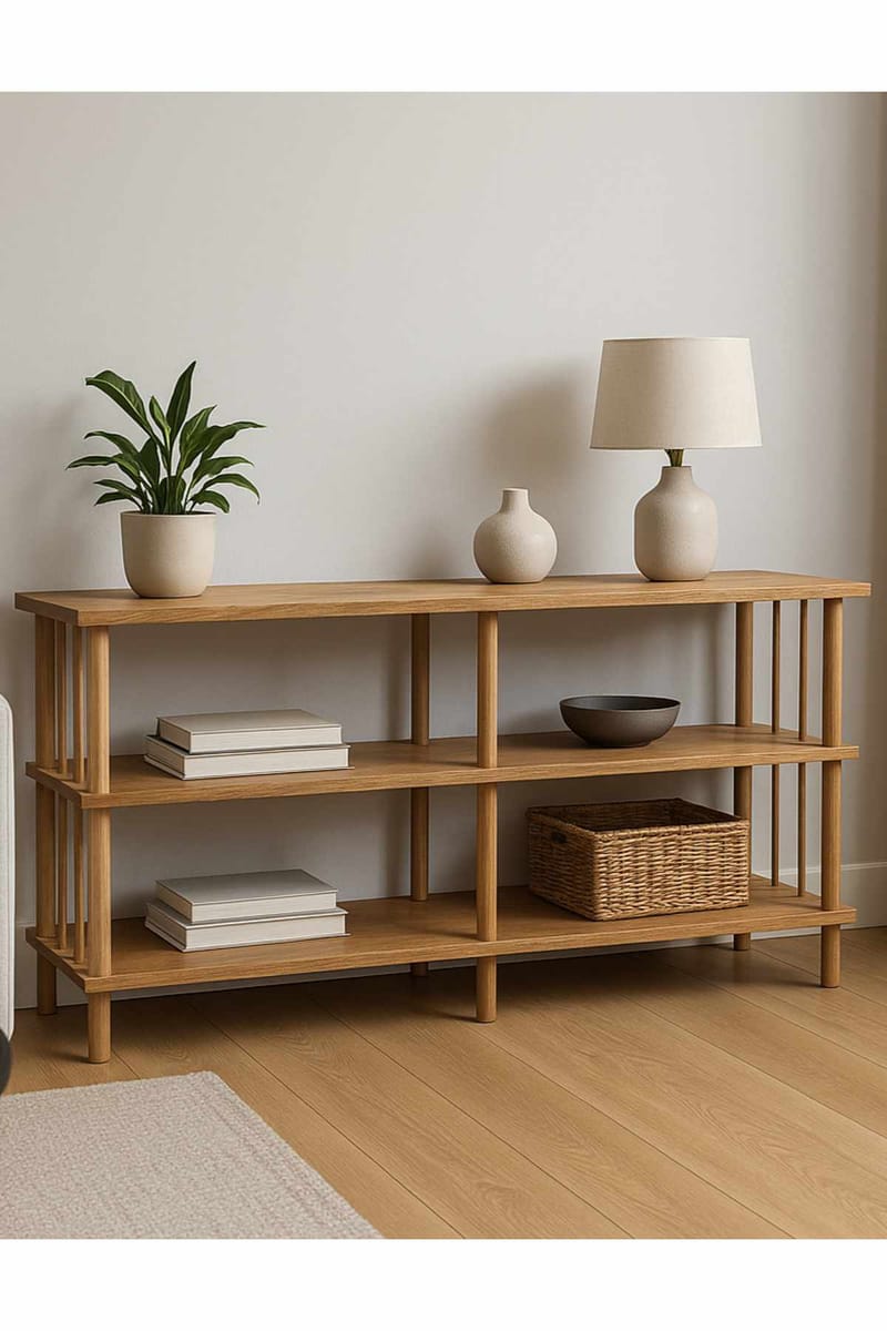 Skjenk Hanah Home Peka Wide (120 x 73 x 30 cm) Furu - Furu - Oppbevaring - Oppbevaringsmøbler - Sideboard & skjenk