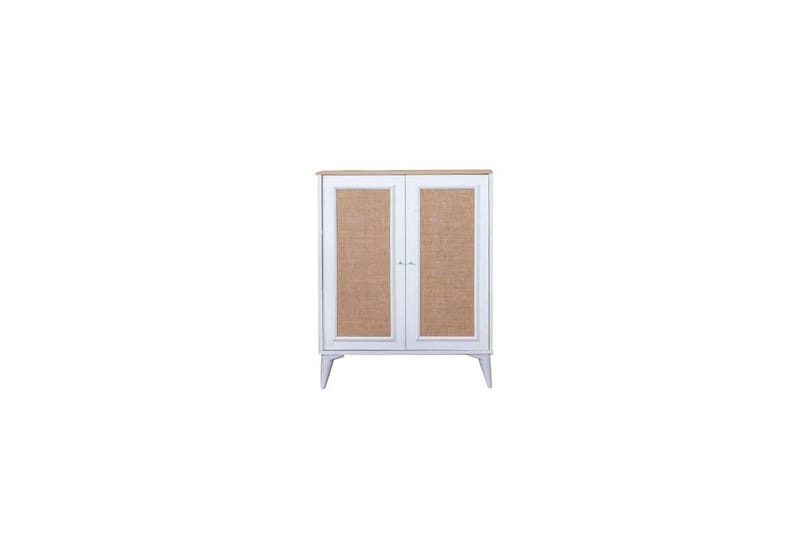 Skjenk Jatinder Hvit / Eik - Natur/Hvit - Oppbevaring - Oppbevaringsmøbler - Sideboard & skjenk