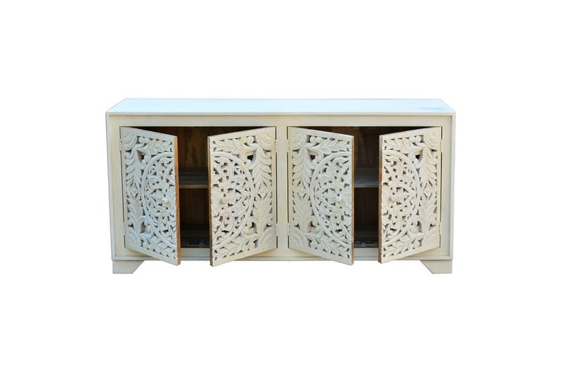 Skjenk Kalita Hvit - Hvit - Oppbevaring - Oppbevaringsmøbler - Sideboard & skjenk